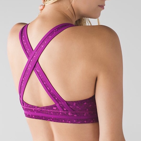 Lululemon Rack Pack bra, purple pink size 4 - Picture 2 of 8